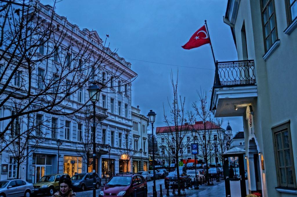 турецкий флаг в Литве