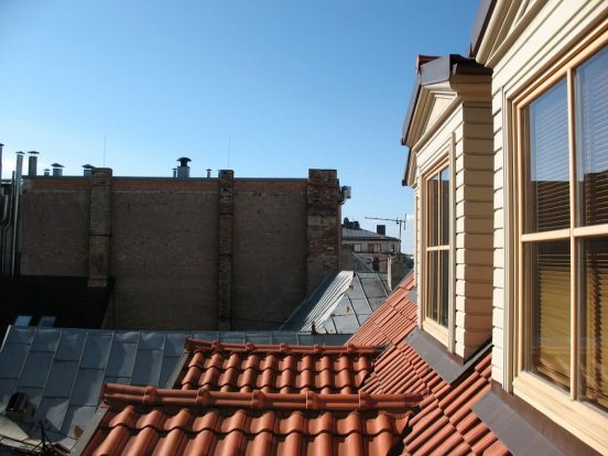 крыши Риги