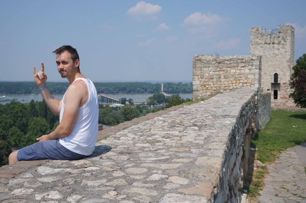 Belgrade fortress in Kalemegdan park